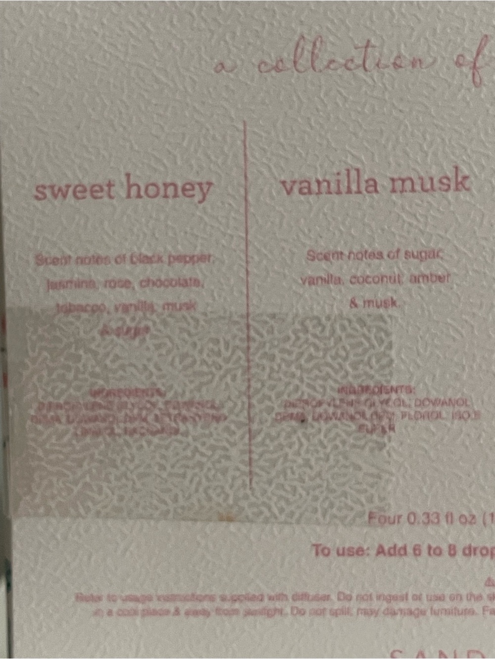 SAND + FOG Diffuser Oils - Collection of 4 Classic Scents - Picture 3 of 4